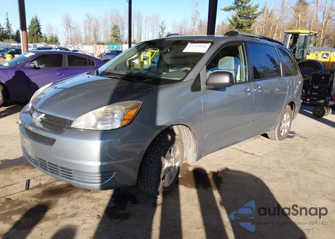 2005 Toyota Sienna Le z USA, uszkodzony, nr VIN 5TDZA23CX5S376991